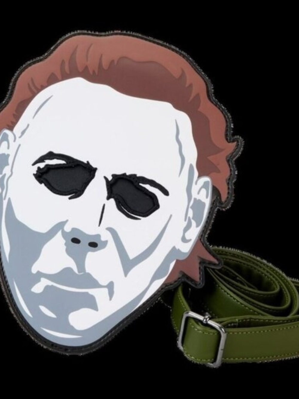 NWT Loungefly Halloween Michael Myers Mask Glow Crossbody Bag